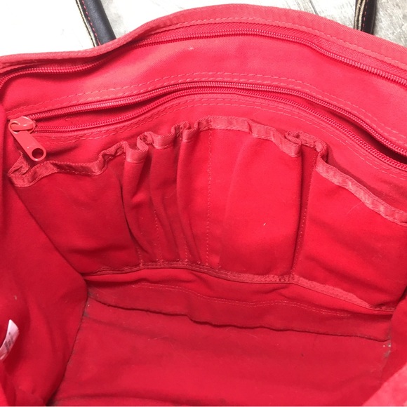 Wilderness Pride Bag Red Tote Purse Cotton Shopping Shopper Handbag Shoulder - Picture 11 of 11